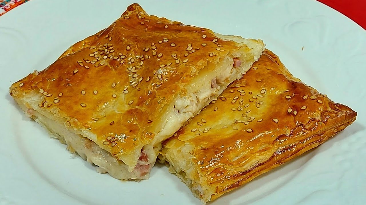 🤩 HOJALDRE RELLENO SÚPER CREMOSO DE POLLO➖️BEICON Y BECHAMEL FÁCIL  // BEATRIZ COCINA