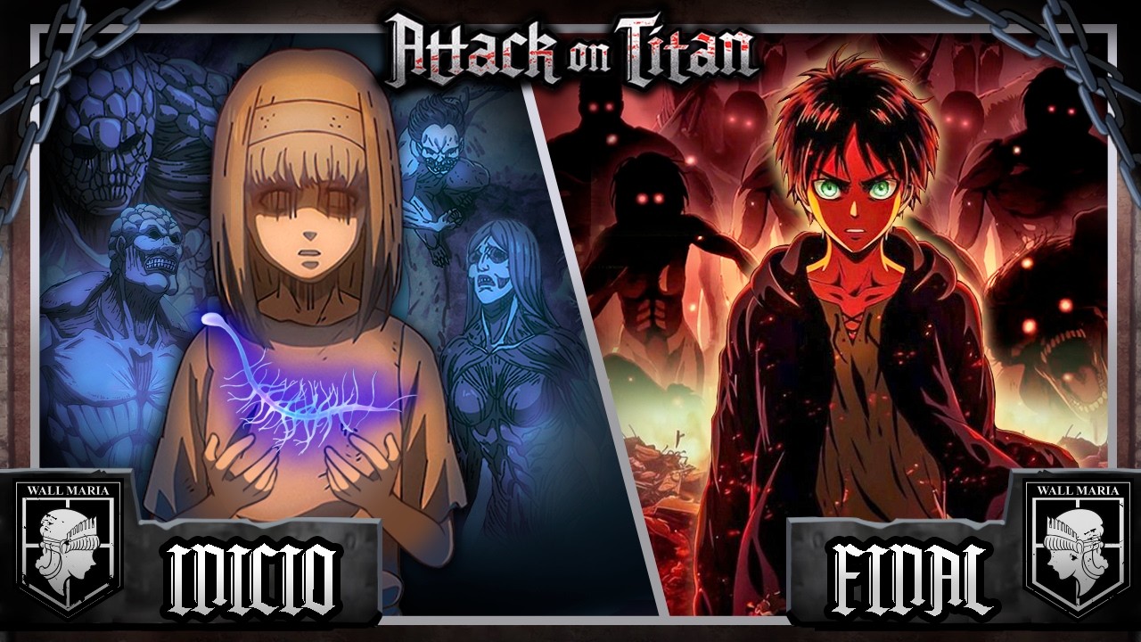 ◼️ ATTACK ON TITAN: LA HISTORIA COMPLETA de PRINCIPIO a FIN | LOS ORIGENES del MUNDO TITAN (parte 1)