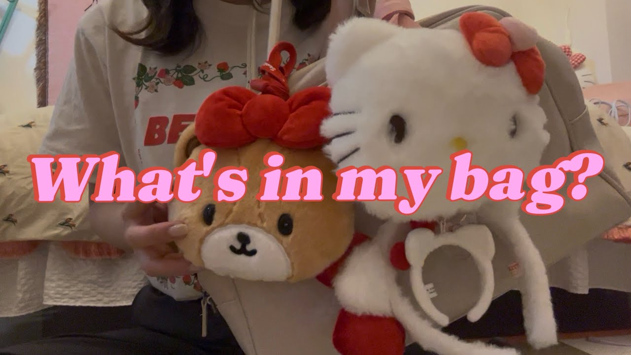 👜🍀サンリオピューロランドに行く女の鞄の中身紹介【WHAT's IN MY BAG?】