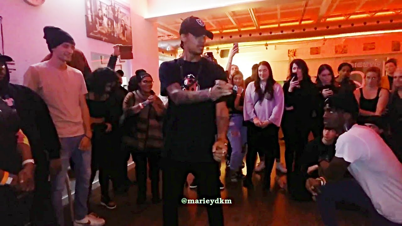 Cypher with Larry Bourgeois to Hann LightFeet Jungle - Les Twins Montreal Workshop 2019