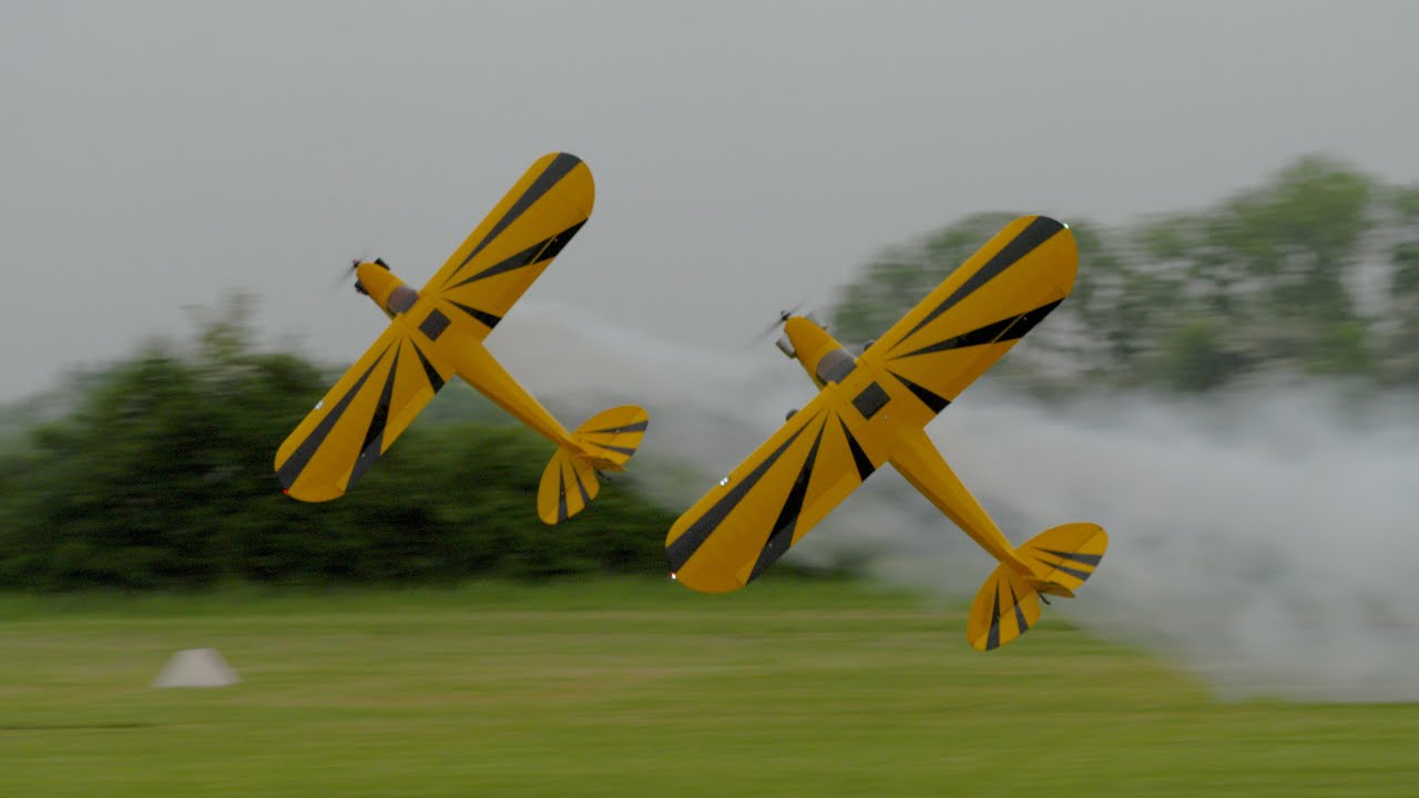 Two Massive Piper J3 Cub's Flight ProWing Saturday 2025