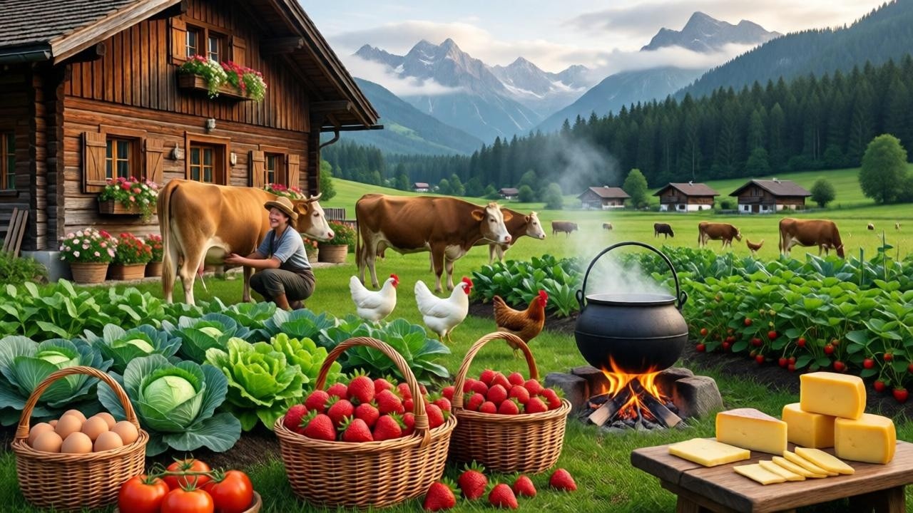 Farm Fresh Harvest Farm in The Most Beautiful Countryside
