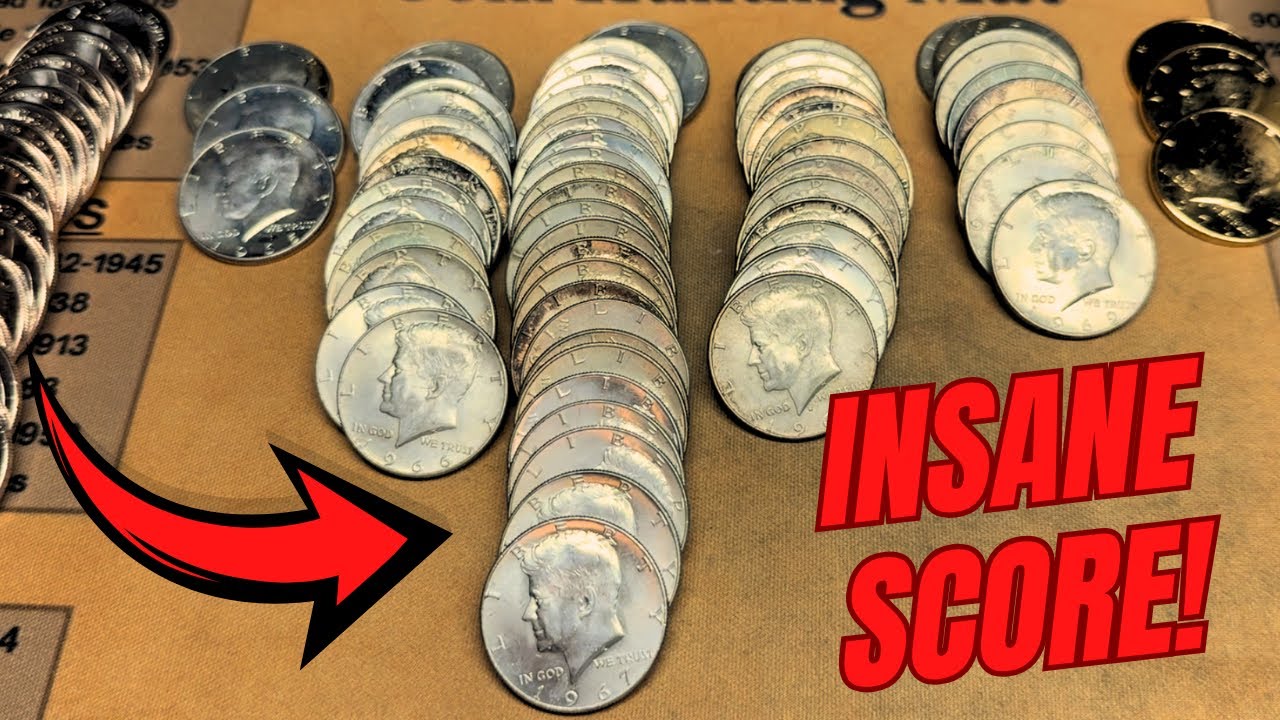 MASSIVE SILVER HALF DOLLAR SCORE!!!