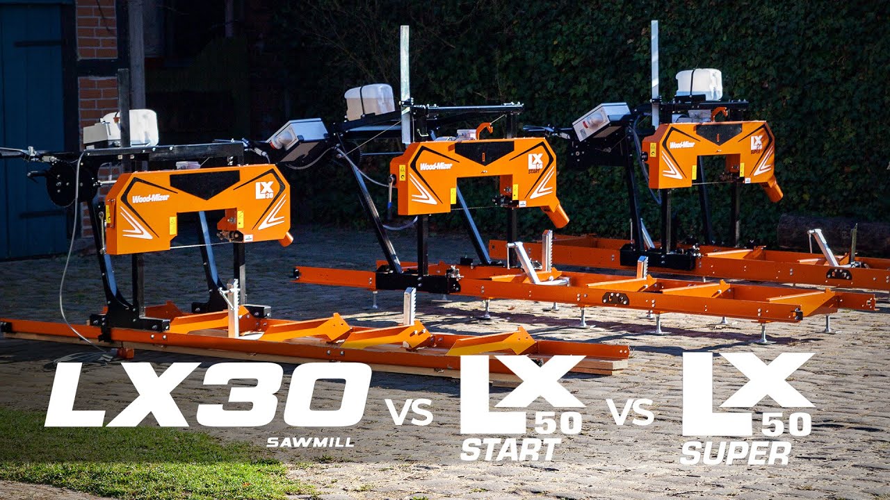 Wood-Mizer LX30/LX50START/LX50SUPER – Comparison of the Most Compact Sawmills | Wood-Mizer Europe
