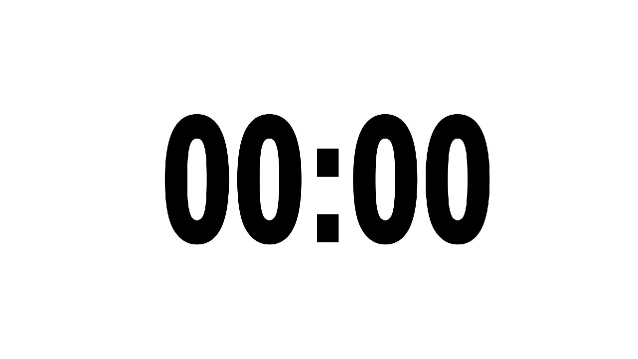 60 Minute Countdown Timer with Alarm