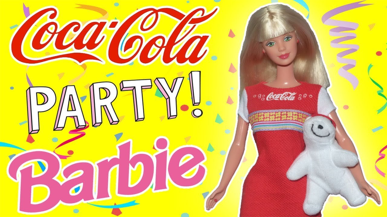 Coca-Cola Party Barbie 1998/Review/ Обзор и распаковка куклы