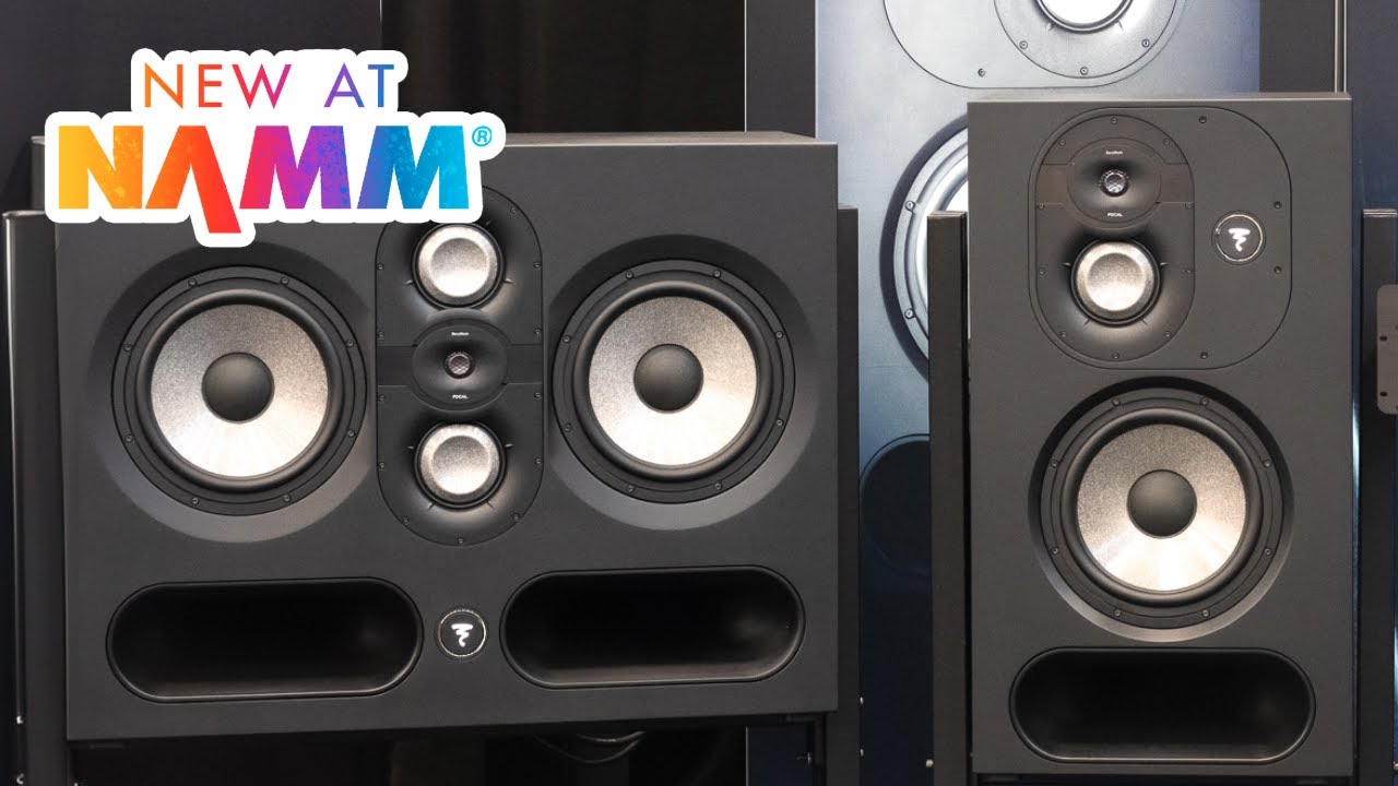 New At NAMM 2025: Focal Solo6 & Trio6 Black, Utopia Main 112, & Utopia Main 212 Studio Monitors