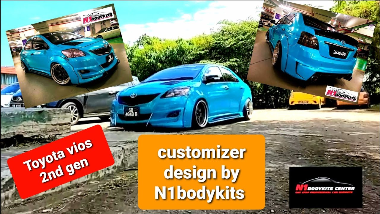 Toyota vios 2nd gen CUSTOMIZE by N1BODYKITS