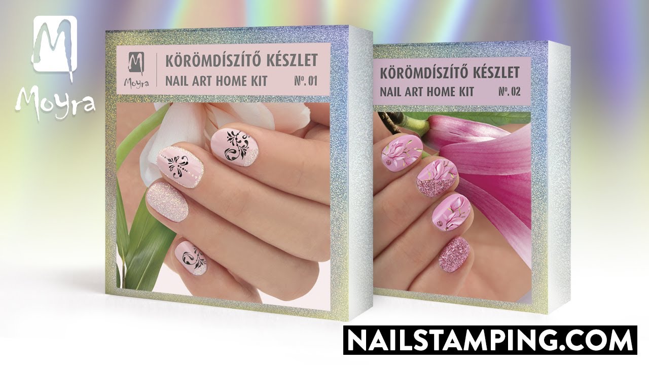 HOW TO USE Nail art Home Kit No. 01 and No. 02 💅