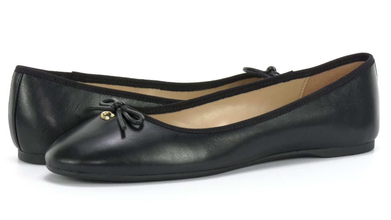 COACH Abigail Leather Ballet Flat SKU: 9966645