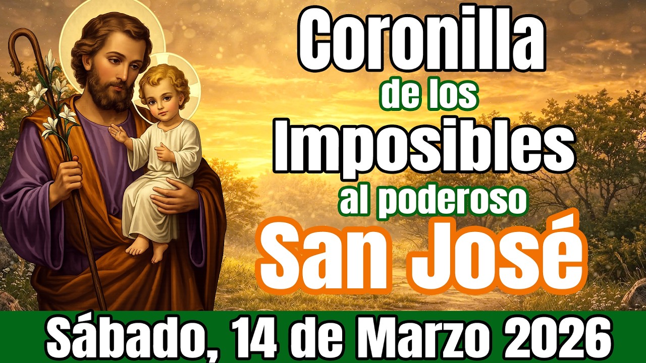 Coronilla de los Imposibles al Poderoso San José Sábado, 14 de Marzo 2026 | GRACIA DEL ROSARIO