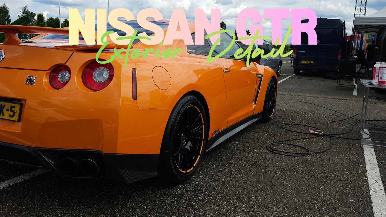 Nissan GTR Exterior Detail | JDM Car Meet (ASMR Detailing)