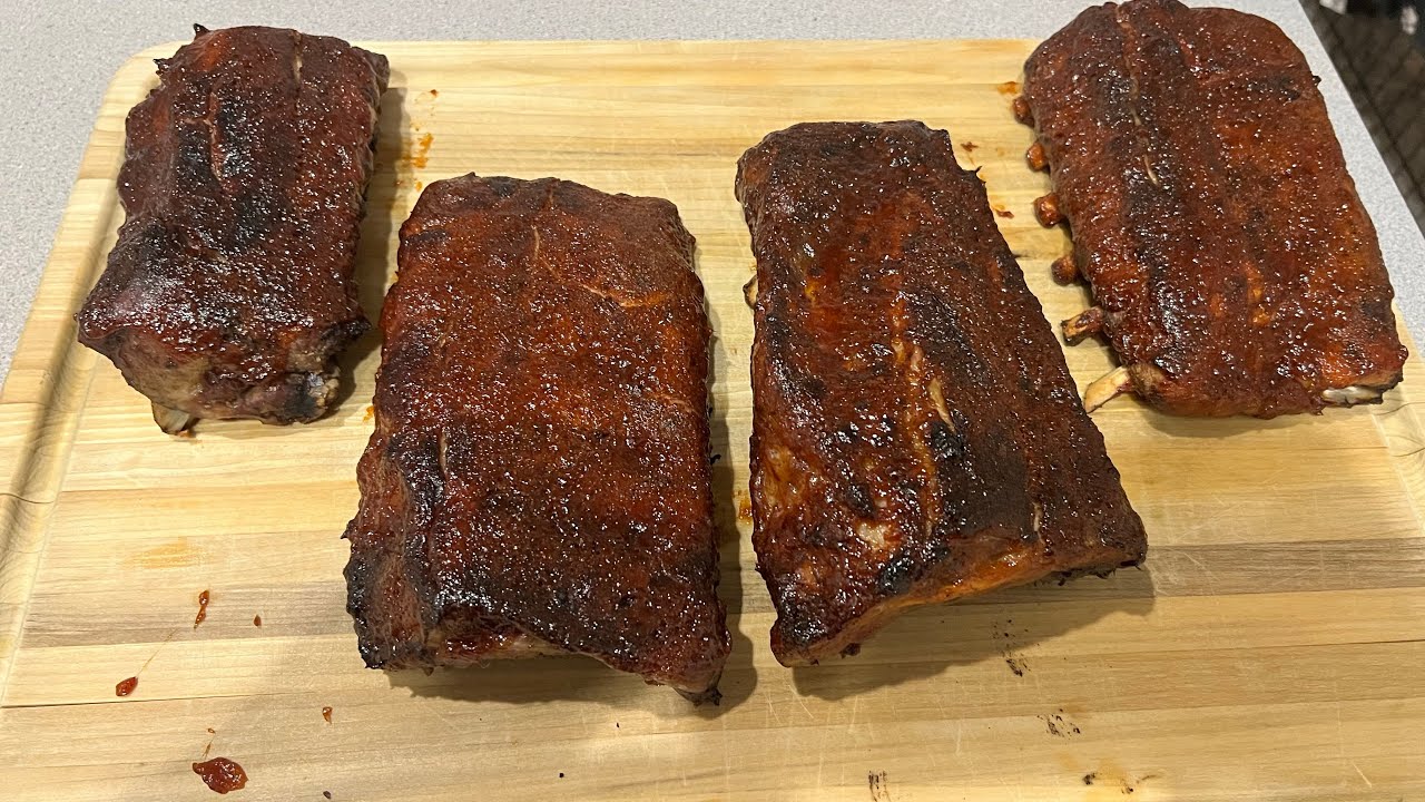 BBQ Ribs in French Door Air Fryer 360