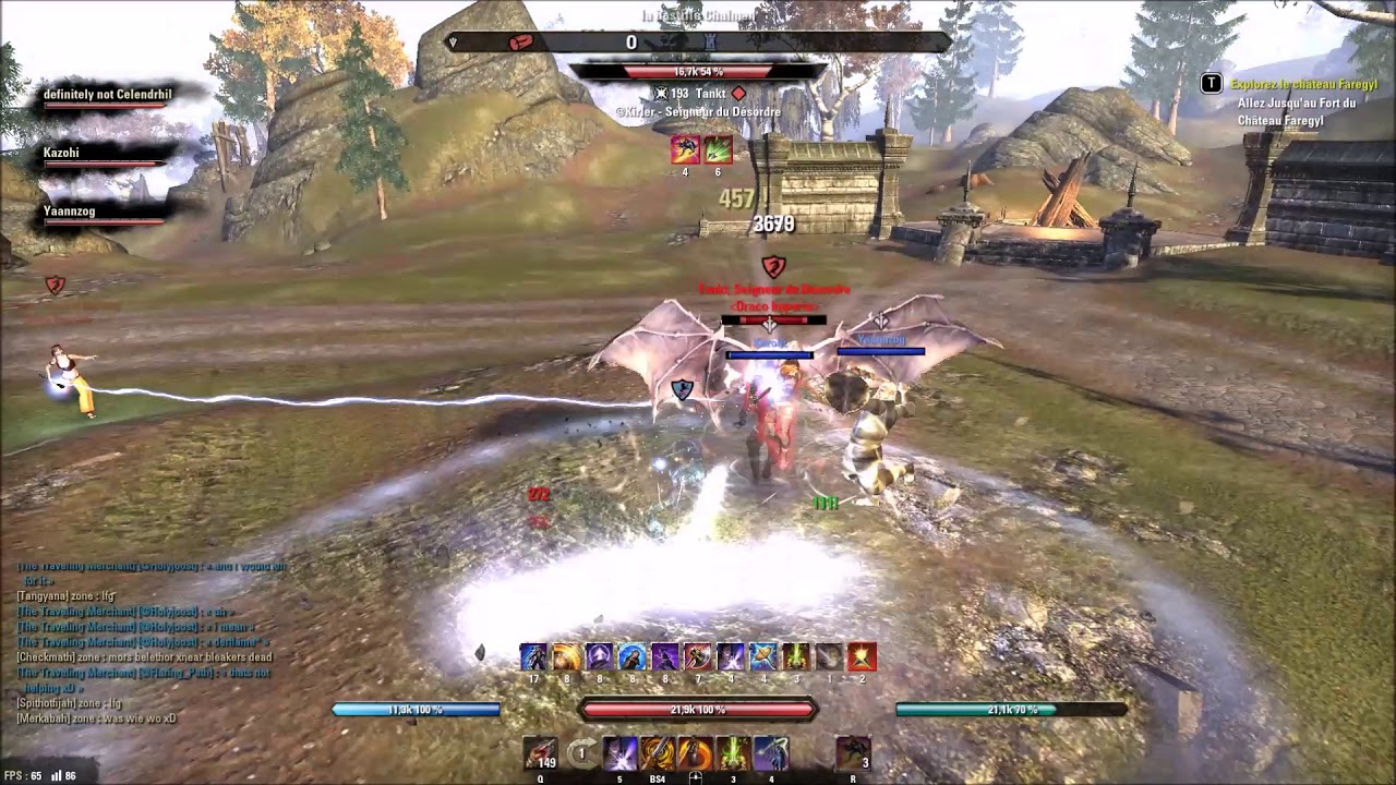 Eso outnumbered pvp 2/3vX, stam sorc PoV (Celendrhil/Iros/Meishi)