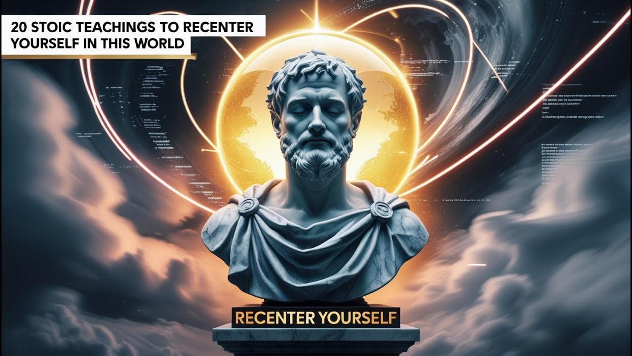 20 Stoic Teachings  to Recenter Yourself in This World