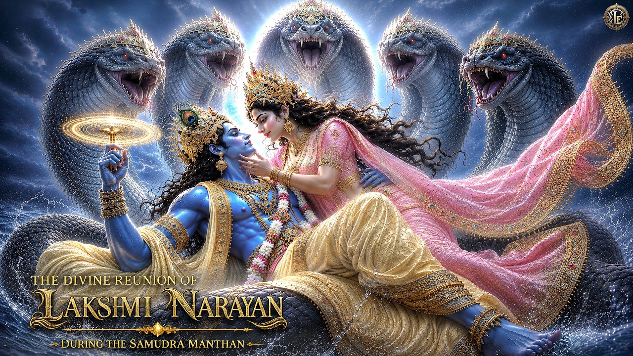 Samudra Manthan Part 3: Cosmic Reunion of Lakshmi Narayan and Emergence of Ratnas