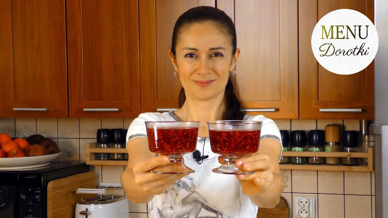 Domowy kisiel owocowy. Szybki i prosty przepis na zdrowy owocowy pyszny deser. MENU Dorotki.