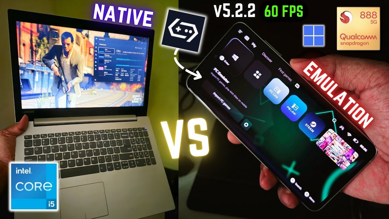 NOWA aktualizacja emulatora GameHub! TEST Snapdragon 888 kontra Intel i5 &ndash; Szokujące wyniki!