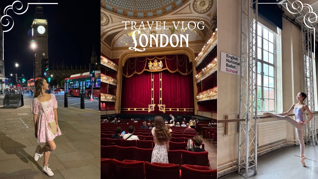 London Travel Vlog | english national ballet school, shopping, exploring, shows