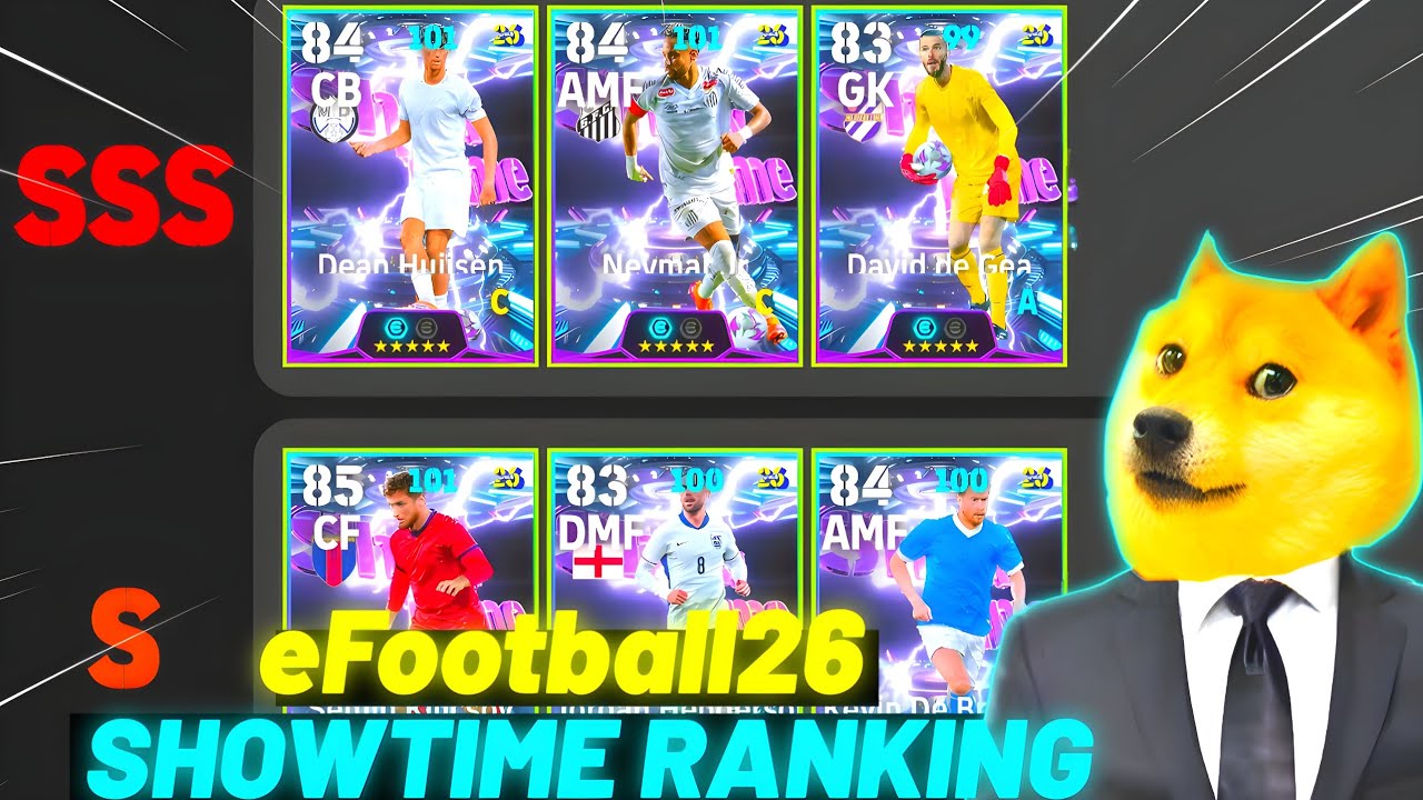 Рейтинг всех бесплатных карточек Showtime | Список лучших игроков eFootball 26 🔥