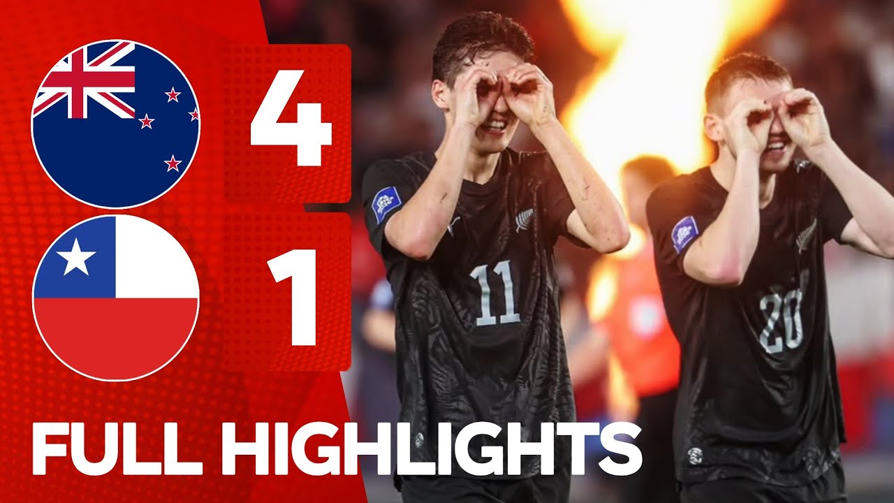 ELIJAH JUST !! 4-1 New Zealand vs Chile Highlights & Goals FIFA Series 2026 International Match