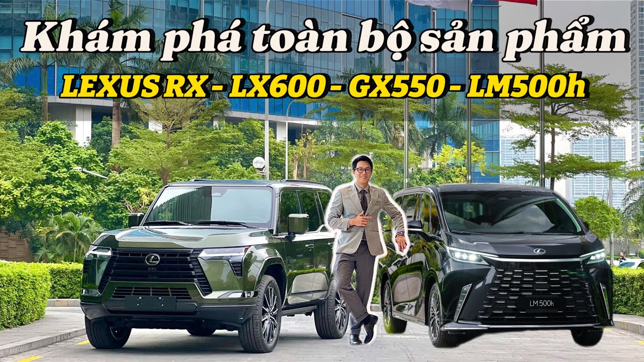 🌟 Bảng giá tổng hợp của Lexus 2025| Lexus R350h -GX550 - LX600- LM500h| Xe giao sớm cho khách hàng.