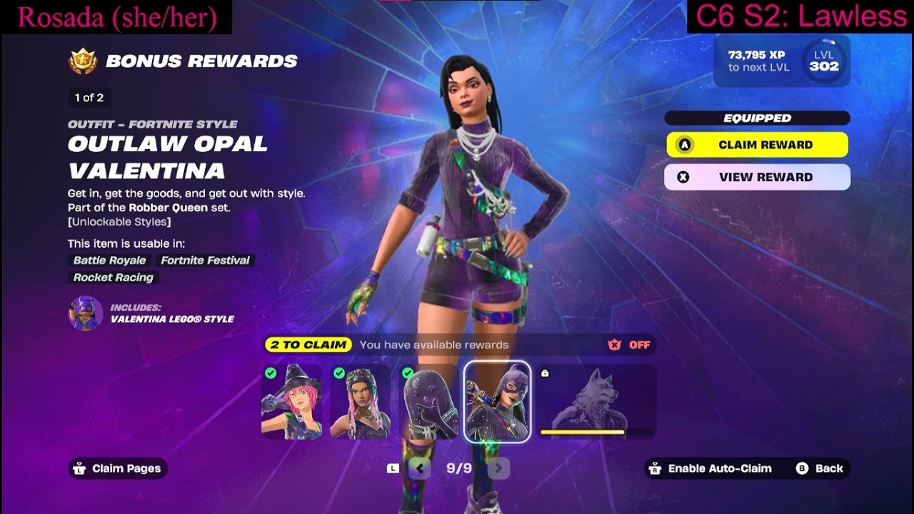 Fortnite C6 S2 battle pass- all bonus rewards