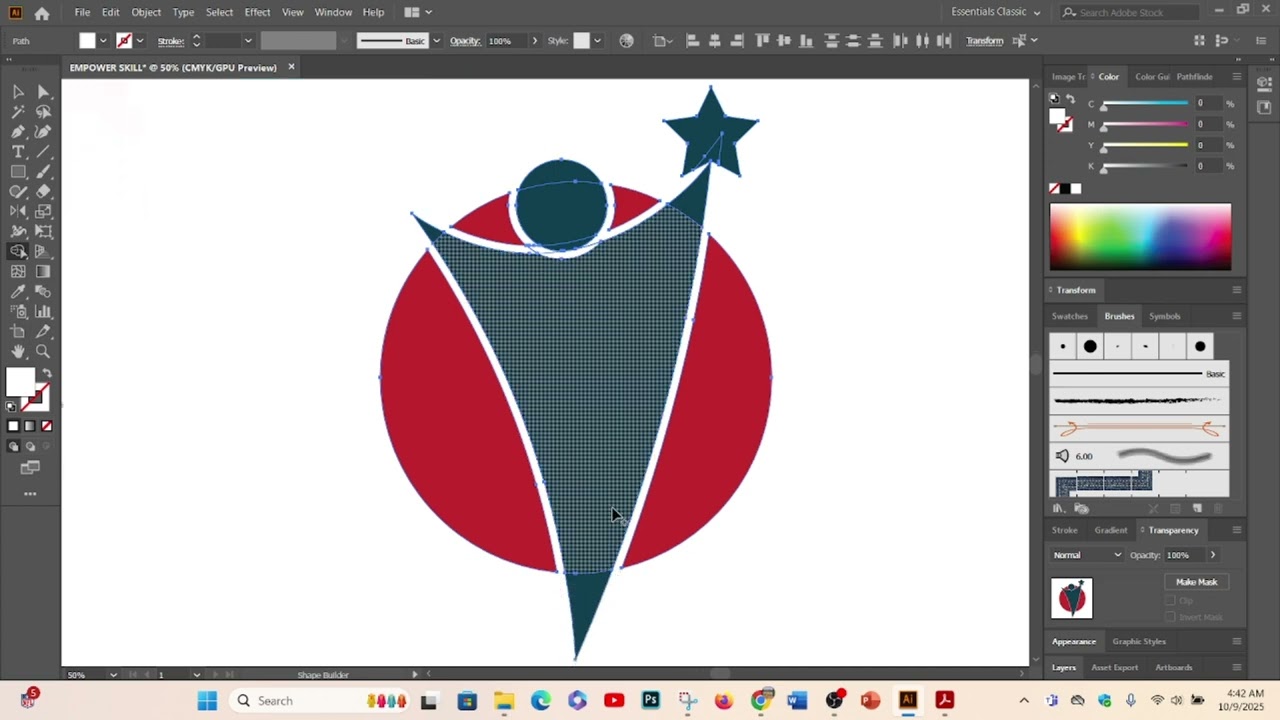 Logo Design & Mockup | Empower Skill | Transform Lives | NSDA Level 3 | Adobe illustrator | Bangla