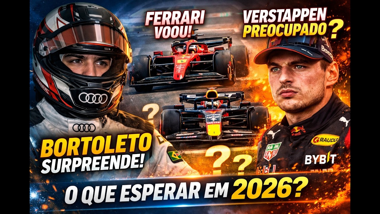 Ferrari Assusta no Último Dia… E Bortoleto pode ser a Surpresa de 2026