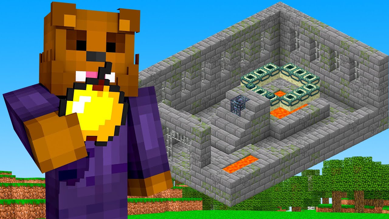 Minecraft, BUT Eating Spawns OP Structures...