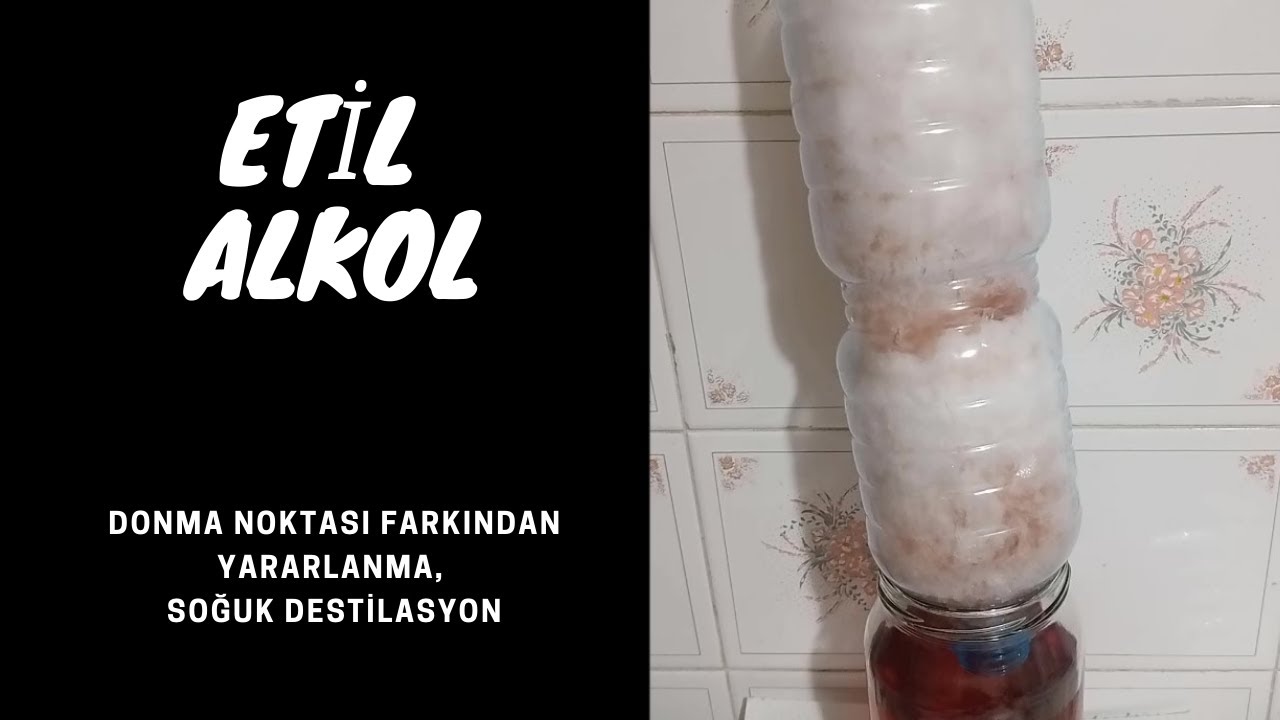 ETİL ALKOL ZENGİNLEŞTİRME, ALKOL DERİŞİMİ ARTTIRMA, SOĞUK AYIRMA - DESTİLASYON