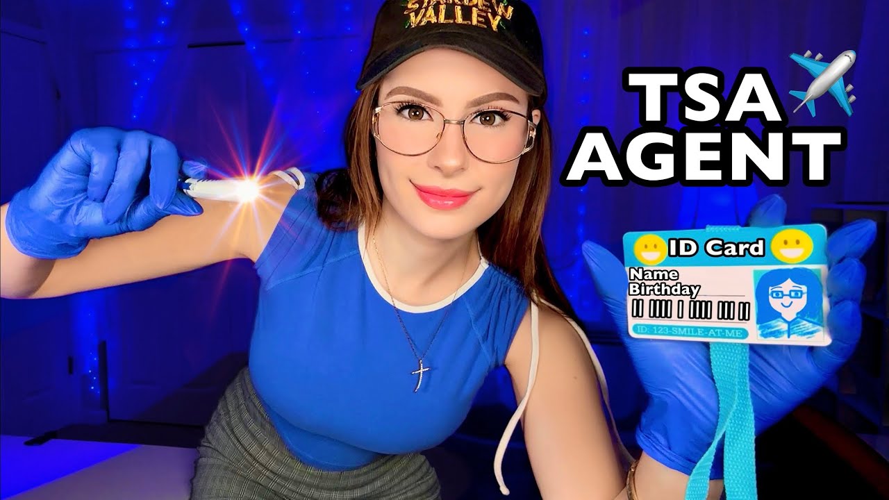 ASMR TSA Check & Patdown✈️ Full Body Exam, Follow my Instructions