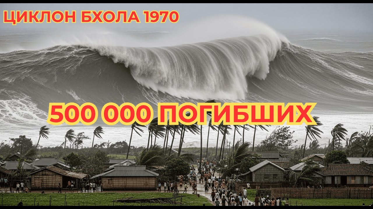 Циклон Бхола 1970: Как 500 000 человек погибли за одну ночь