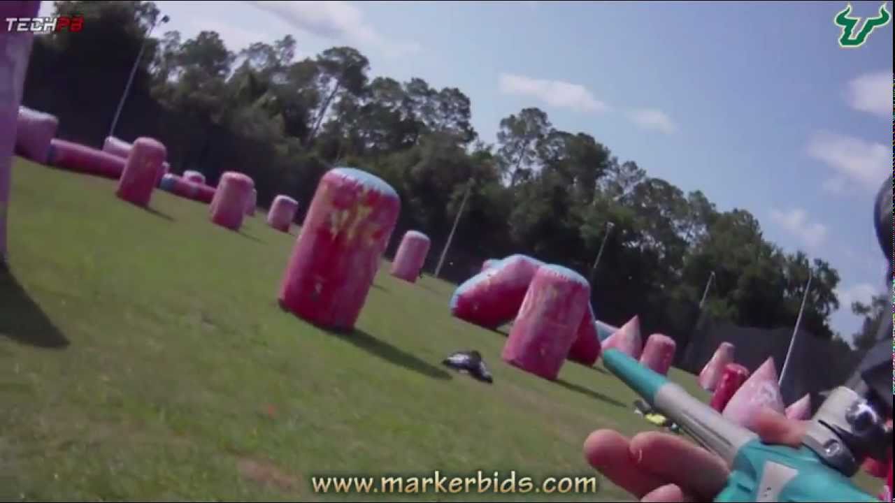 College Paintball XBall Match - CFPS Race to 4 with University of South Florida