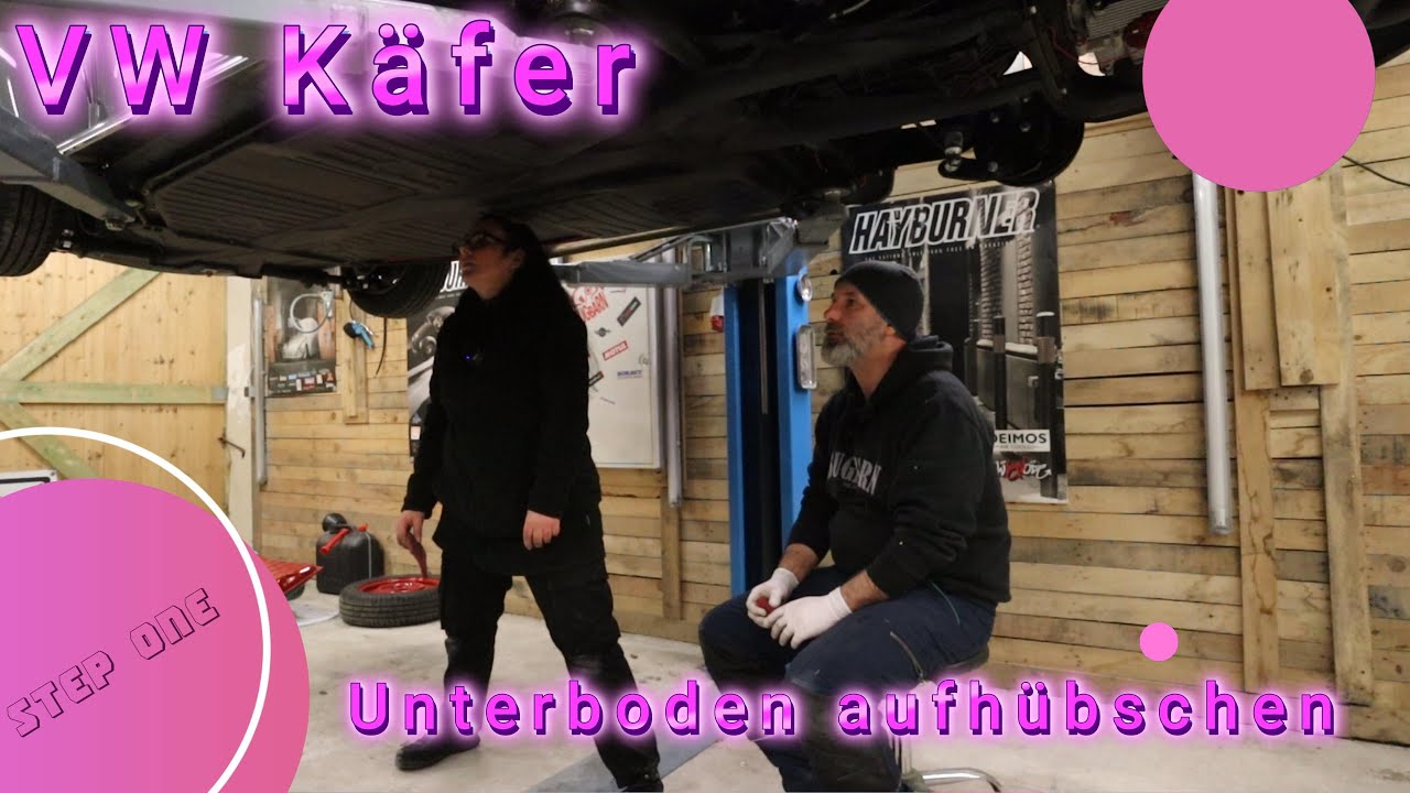 VW Käfer Unterboden aufgehübscht