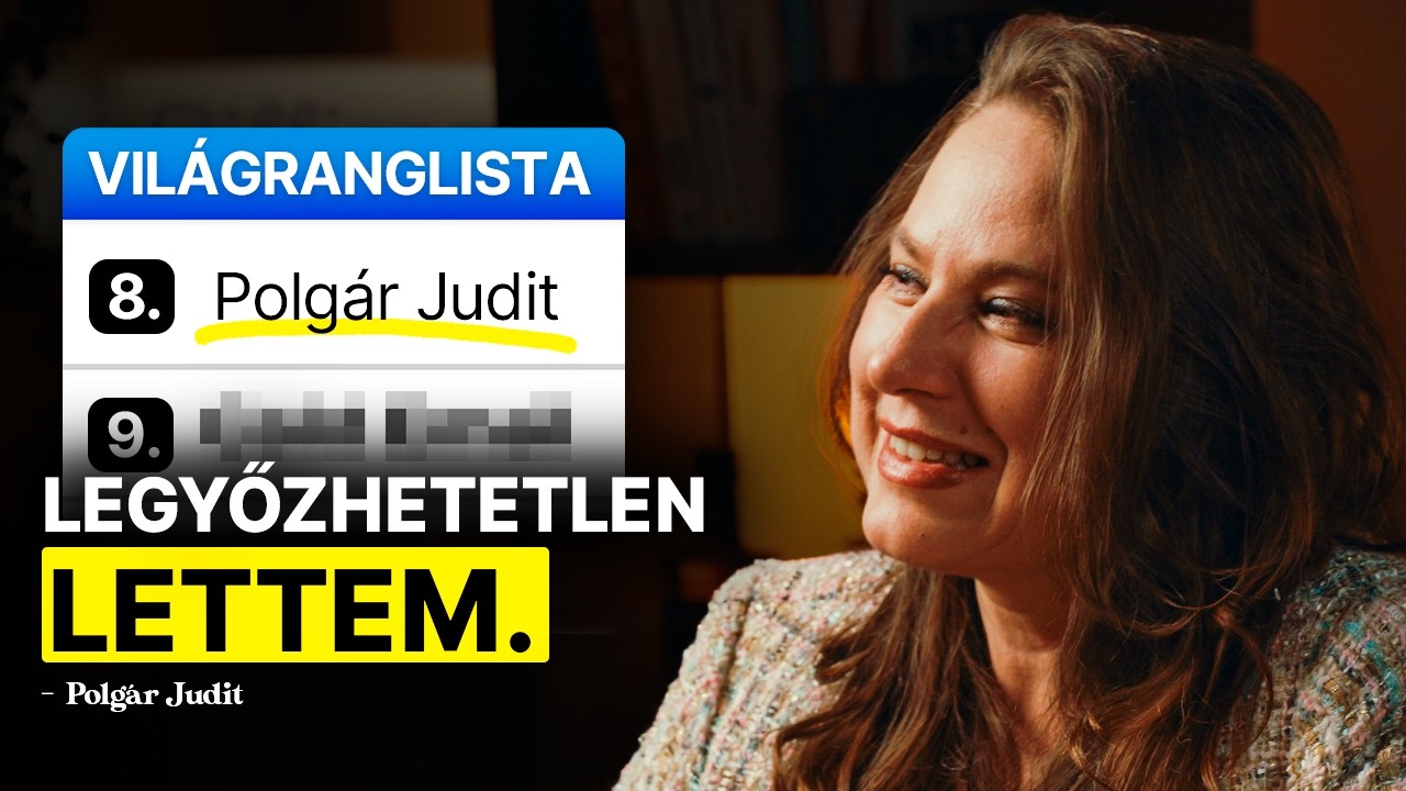 Polg&aacute;r Judit: Ezt tan&iacute;totta a sakk, ami az elm&eacute;met legyőzhetetlenn&eacute; tette!