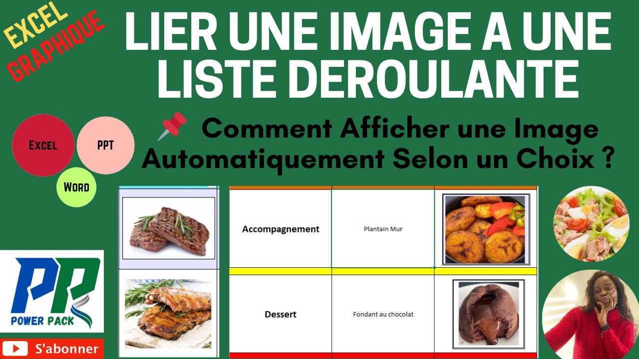 Excel : Comment lier une image à une liste déroulante ?
