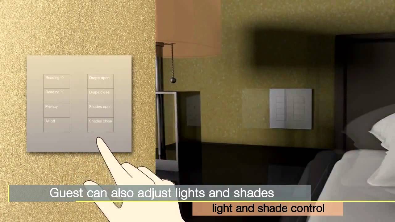 Lutron Hotel Room - myRoom Plus