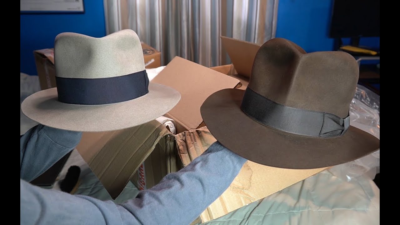 unboxing: adVintage Hats - handcrafted premium fedoras Indiana Jones style