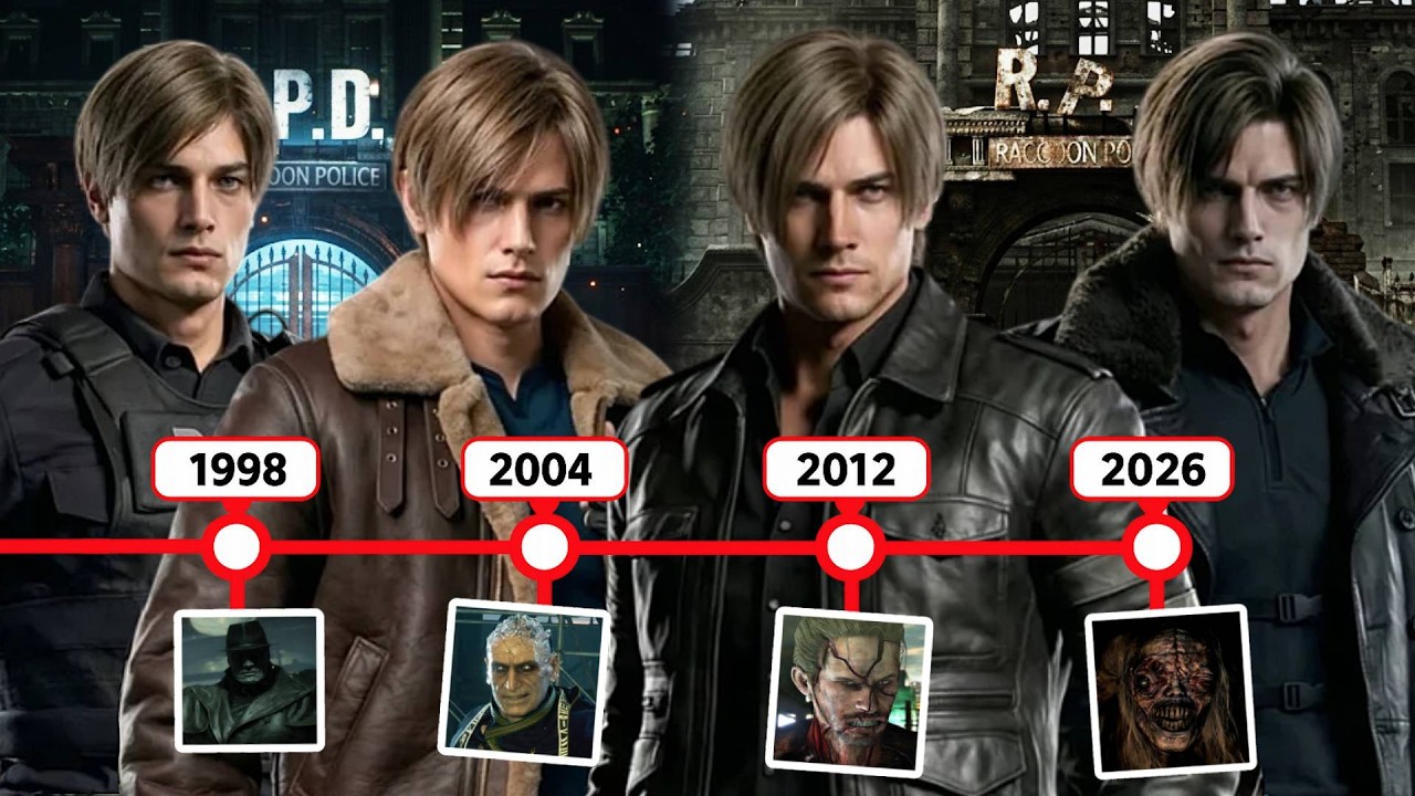 LA EVOLUCION DE LEON S. KENNEDY - MaxiLunaPMY