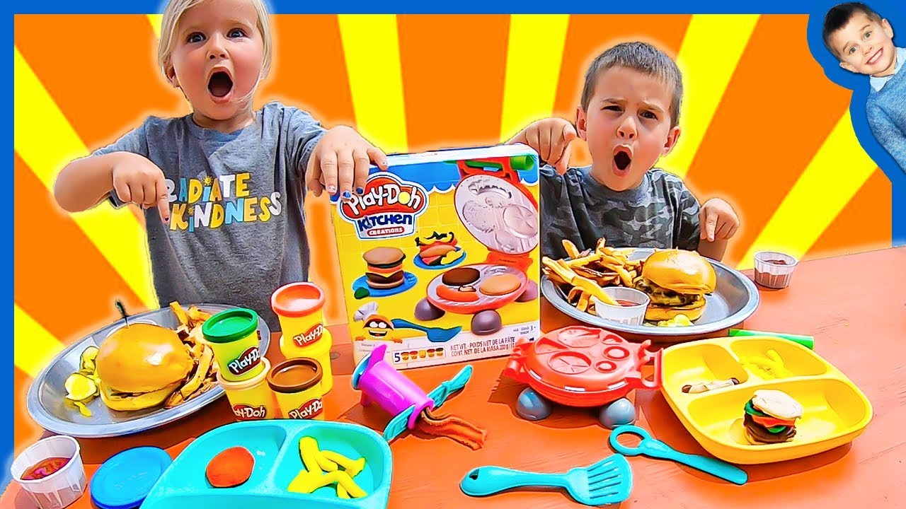 Play-Doh Grill Hamburgers Turn into Real Hamburgers