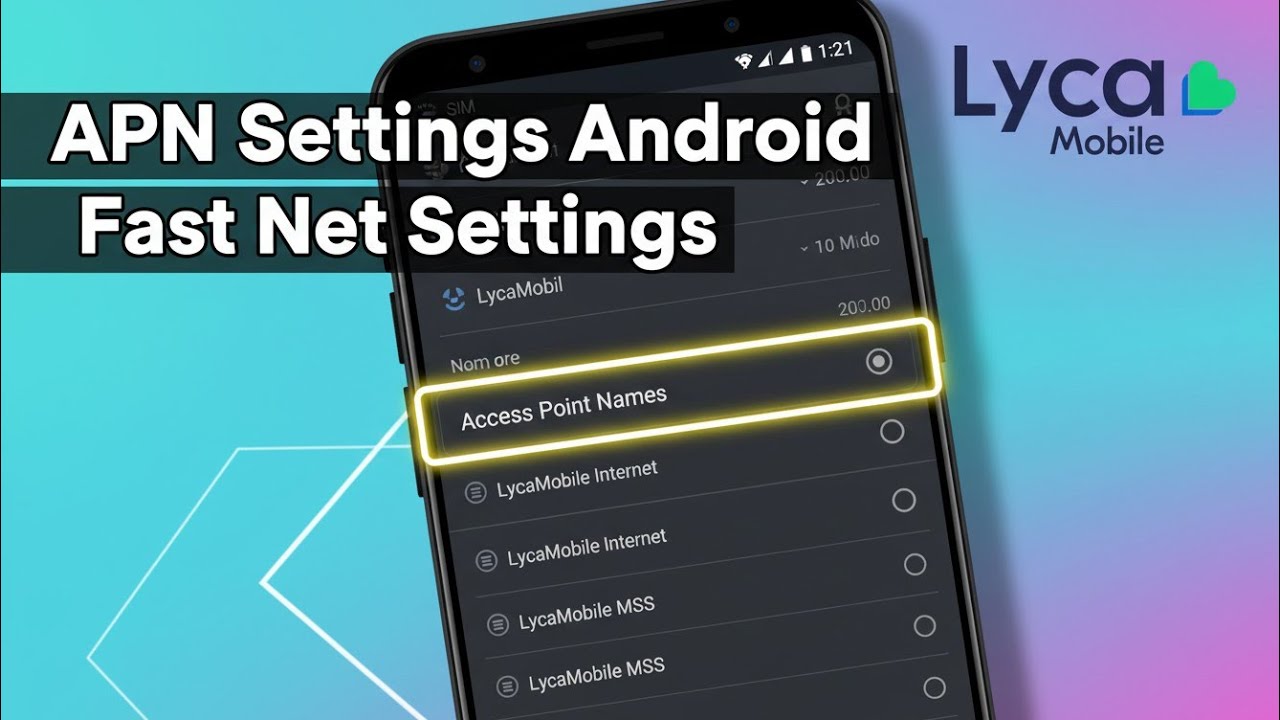 how to internet configuration 4G to 5G Lycamobile | lyca Mobile APN settings