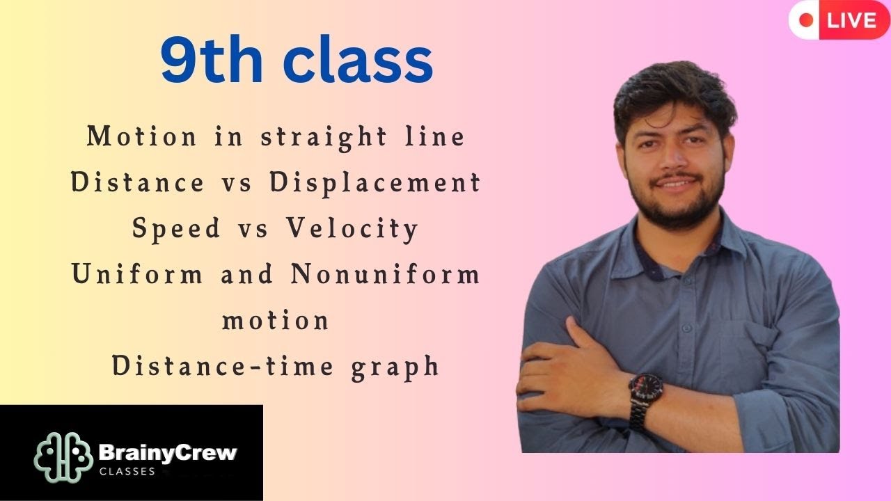Motion (Lec 2) | Class 9 | BrainyCrewclasses | Rohit Sir