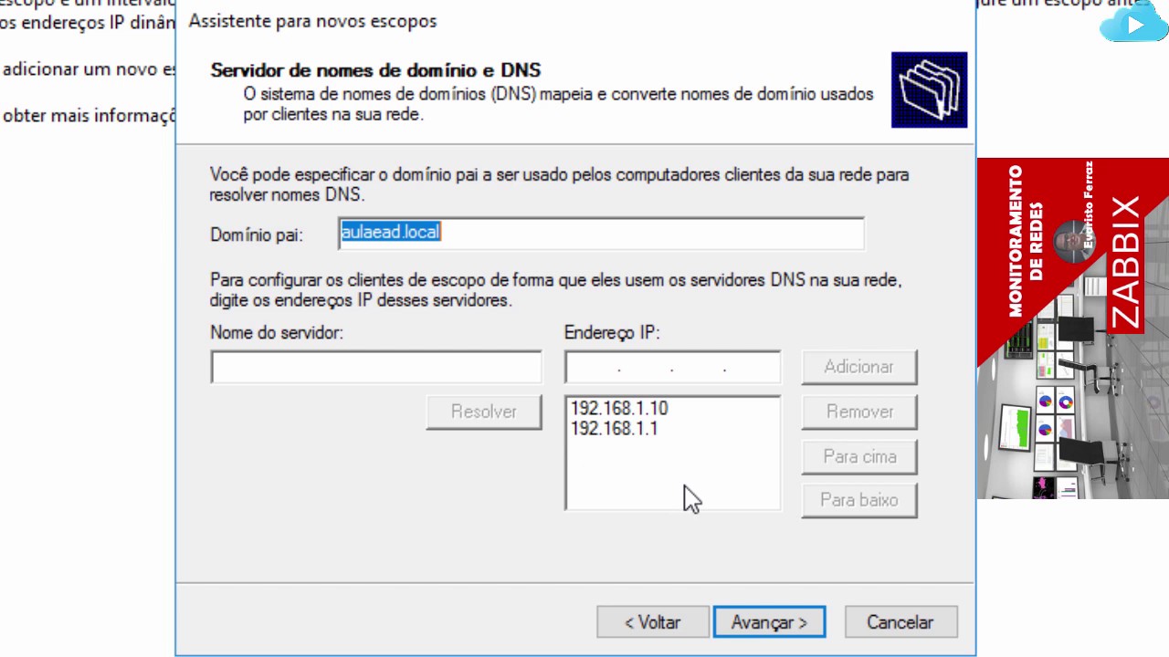 🔴 Curso Grátis Administrando Windows Server 2016 | Instalação e Configuração do Escopo DHCP