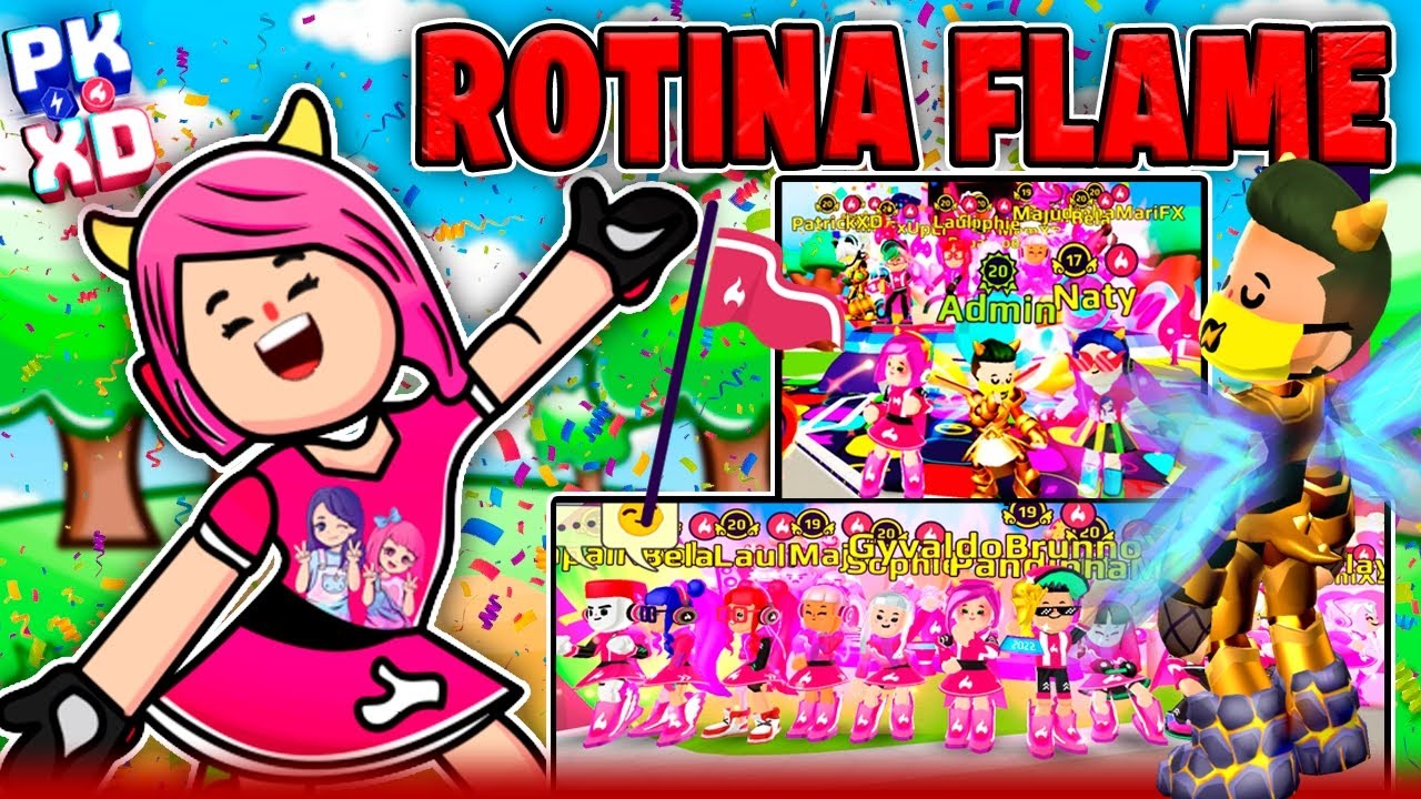 🔥ROTINA de CREATORS  no ACAMPAMENTO FLAME + PRESEN&Ccedil;A DO ADMIN - PK XD