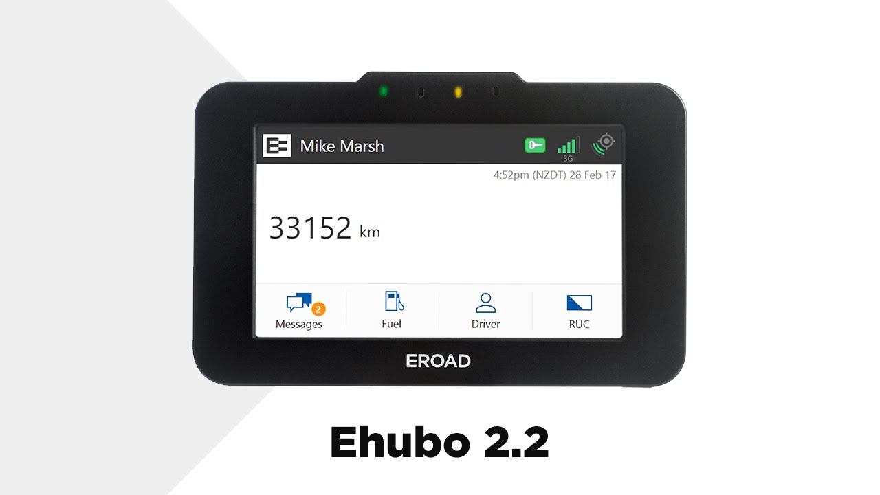 EHUBO 2.2 - One GPS tracking device with multiple applications for fleet vehicles
