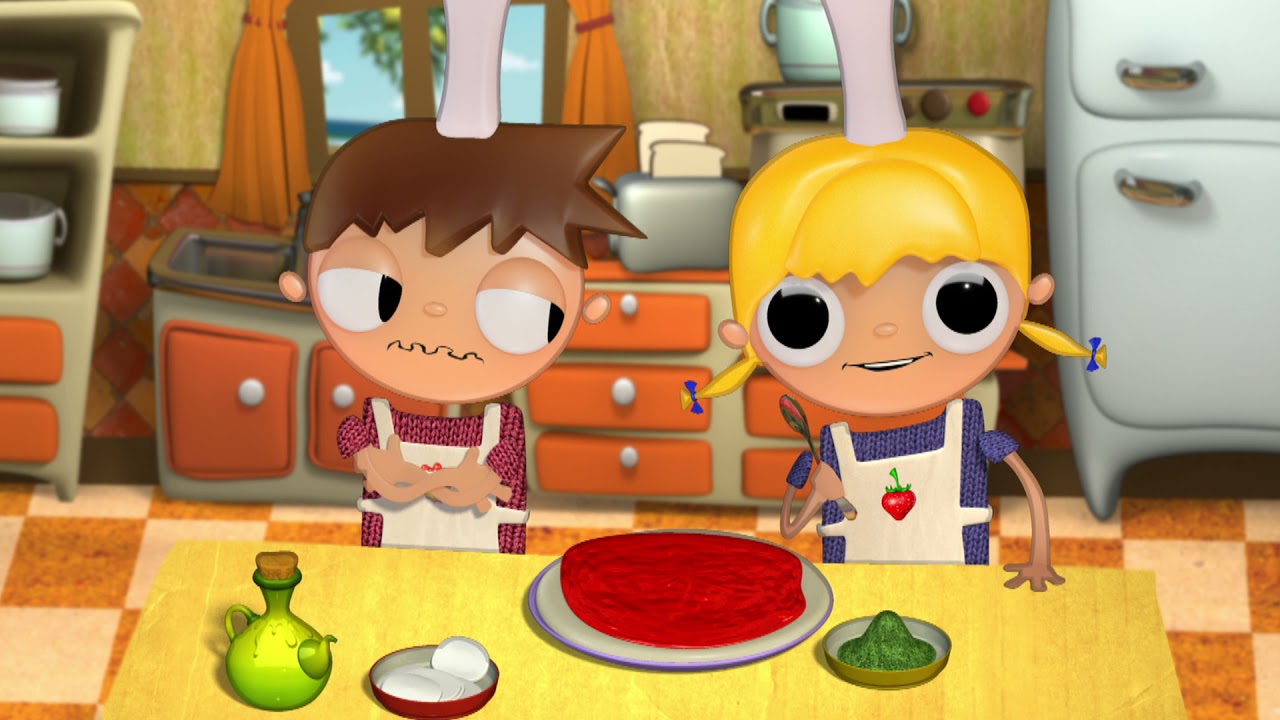 Telmo e Tula - Pizza Margherita - Disegni per bambini 11