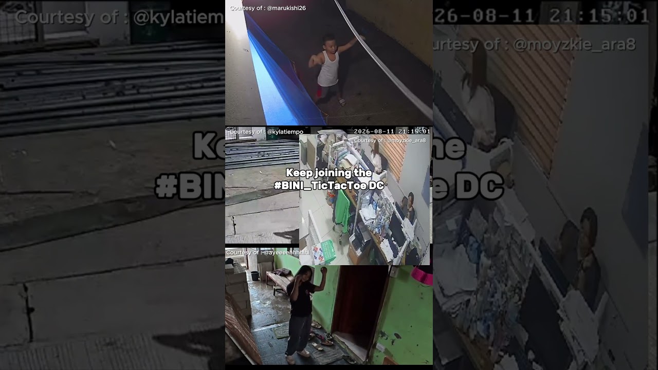 #BINI: CAUGHT ON CCTV: #BINI_TicTacToeDC stealing the show 📸🌸