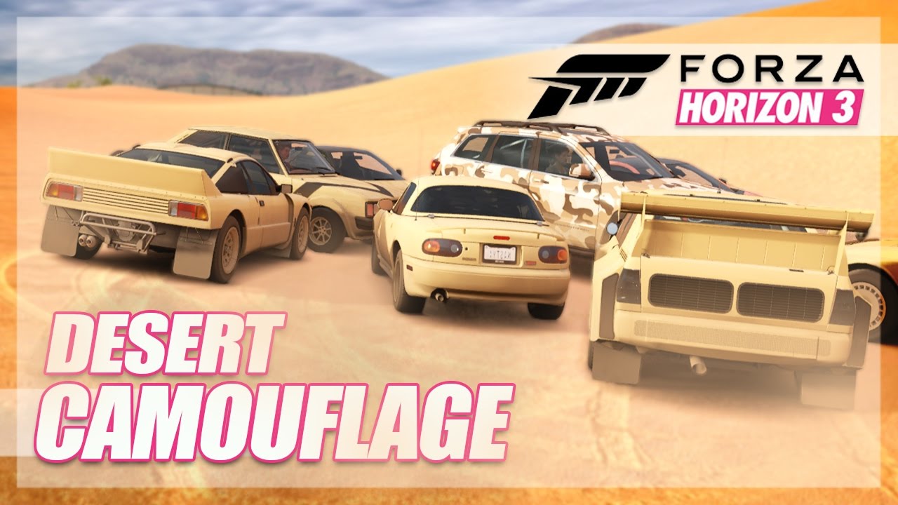 Forza Horizon 3 - Camouflage Desert Edition! w/Gingium