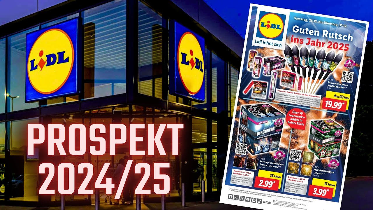 Lidl Feuerwerk Prospekt 2024/25🔥